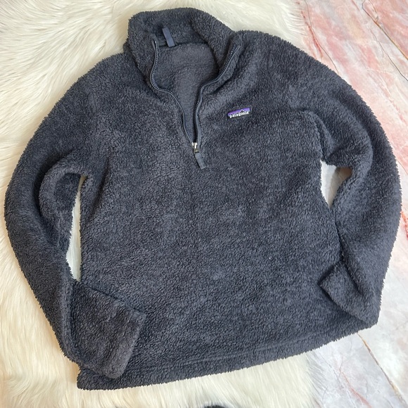Patagonia Sweaters - Patagonia Women's Los Gatos 1/4 Zip Fleece Pullover Navy Blue Size Medium